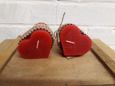 Heart candle