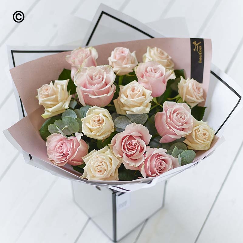 Beautifully Simple Pink Rose Bouquet