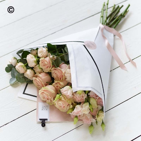 Beautifully Simple Pink Flower Wrap