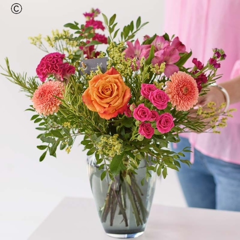 Bright Bouquet in a Vase