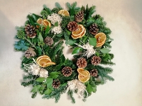 Orchard festive wreath